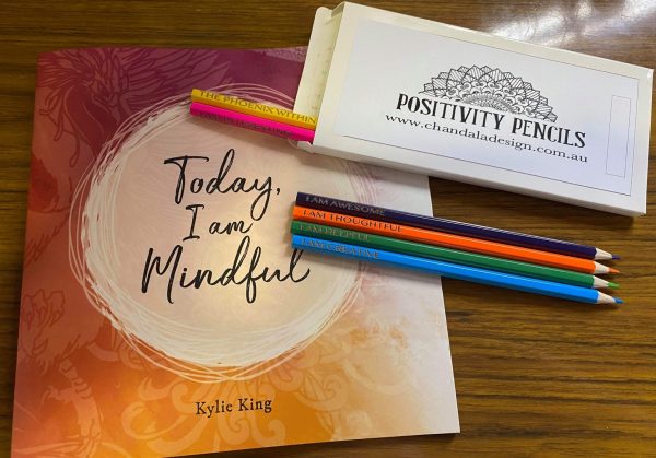 Today I am Mindful Colouring Book and Positivity Pencils